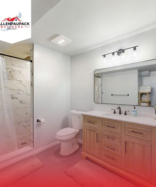 Custom tiled bathroom renovation in Greentown PA